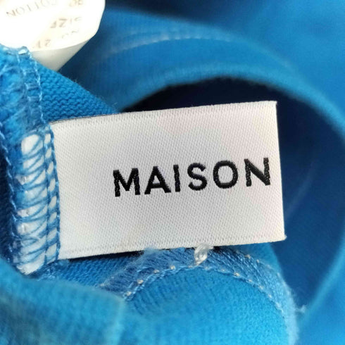 メゾンスペシャル MAISON SPECIAL カラーステッチショートTシャツ レディース F