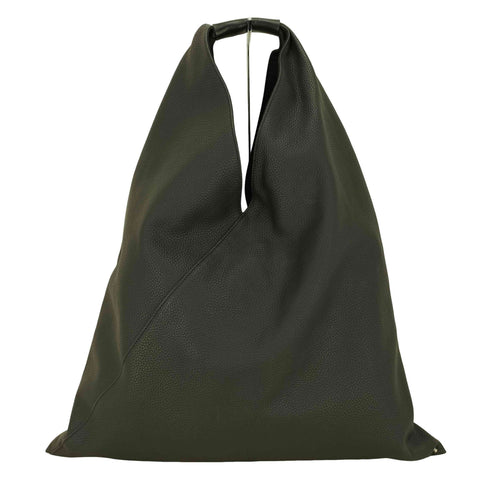 エムエムシックスメゾンマルジェラ MM6 Maison Margiela Tote Bag Medium Japanese Bag Black レザー レディース