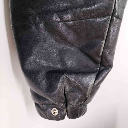 アベイシングエイプ A BATHING APE 00S COW LEATHER CLASSIC DOWN JACKET カウ レザー クラシック ダウン ジャケット メンズ JPN:XL