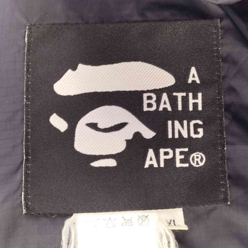 アベイシングエイプ A BATHING APE 00S COW LEATHER CLASSIC DOWN JACKET カウ レザー クラシック ダウン ジャケット メンズ JPN:XL