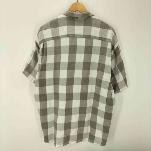 グッドイナフ GOODENOUGH 90S 初期 ELECTRIC COTTAGE バッファロー チェック コットン フランネル S/S シャツ メンズ