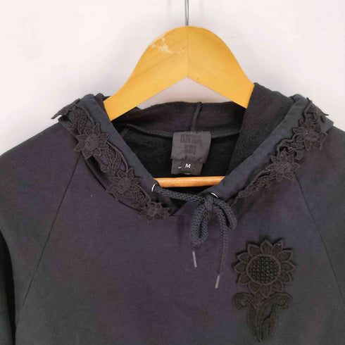 アナスイ ANNA SUI USA製 レース 花柄 フリル フード付 ワンピース レディース JPN:M
