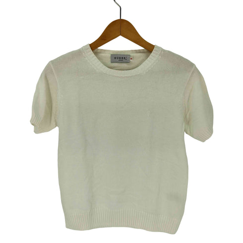 ゲスジーンズ GUESS JEANS ロゴ 半袖ニットシャツ レディース JPN:M