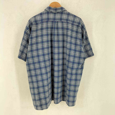 OS Trachten ジッパーポケット コットン チェックシャツ メンズ XL
