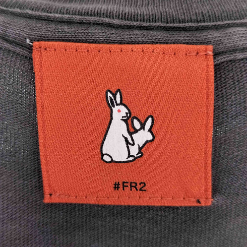 エフアールツー FR2 Cross Rabbits Tattoo クロス ラビッツ タトゥー プリント S/S クルーネック Tシャツ メンズ import:M