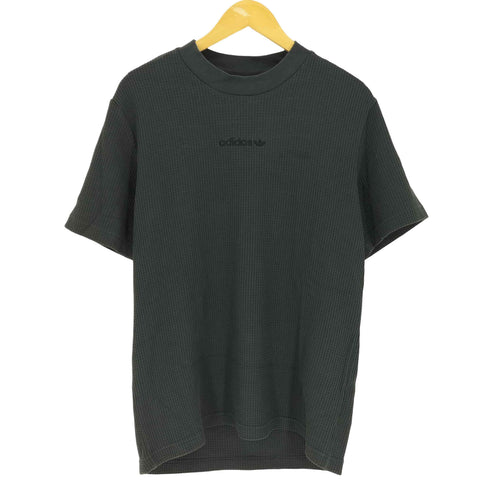 アディダスオリジナルス adidas Originals トレフォイル ロゴ 刺繍 ワッフル S/S クルーネック Tシャツ メンズ import:L