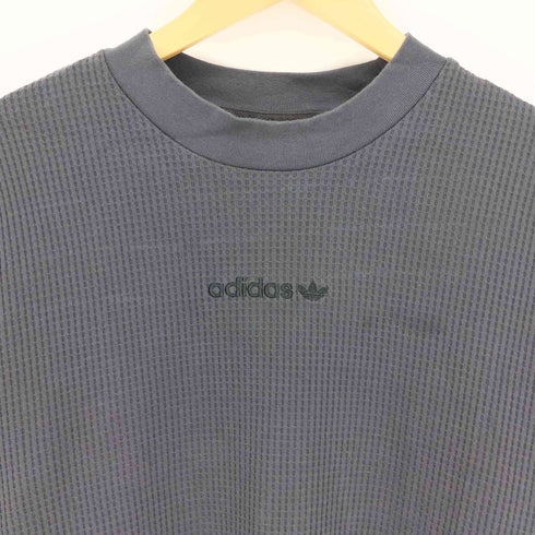 アディダスオリジナルス adidas Originals トレフォイル ロゴ 刺繍 ワッフル S/S クルーネック Tシャツ メンズ import:L