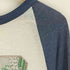 ALFRED S DEVITA シングルステッチ プリント ラグランスリーブ 五分袖 Tシャツ メンズ