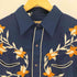 モンゴメリーワード MONTGOMERY WARD 花柄刺繍 L/S ウエスタンシャツ メンズ 34