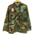 ユーエスアーミー U.S. ARMY 70-80S SELMA APPAREL 社製 リップストップ ワッペン ウッドランドカモ BDU ミリタリー ジャケット メンズ S-R