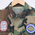 ユーエスアーミー U.S. ARMY 70-80S SELMA APPAREL 社製 リップストップ ワッペン ウッドランドカモ BDU ミリタリー ジャケット メンズ S-R