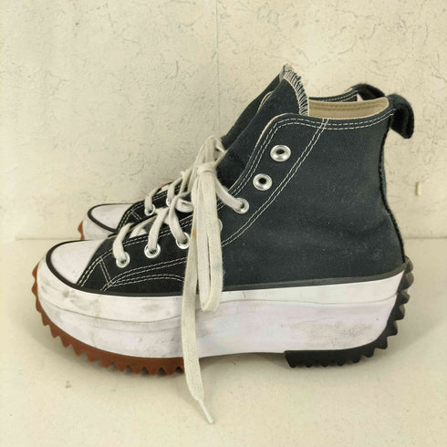 コンバース CONVERSE RUN STAR HIKE BLACK HI CUT レディース JPN:23.5