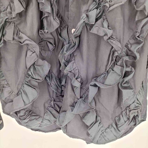 コムデギャルソンオムプリュス COMME des GARCONS HOMME PLUS AD2015 フリルデザインシャツ メンズ XS