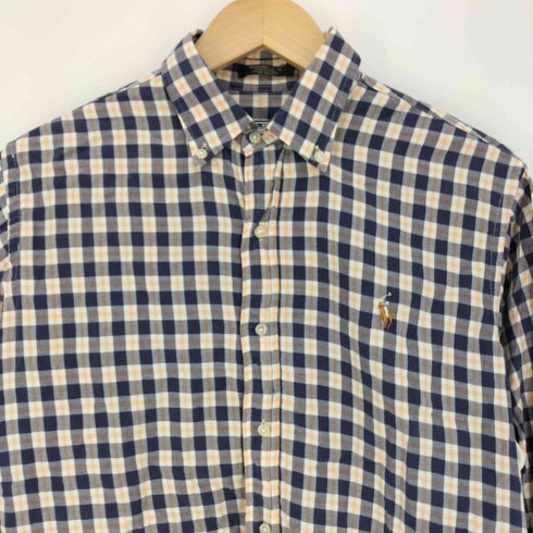 ポロバイラルフローレン Polo by RALPH LAUREN 80S 緑タグ ポニー刺繍 BOYS L/S BD シャツ レディース 18