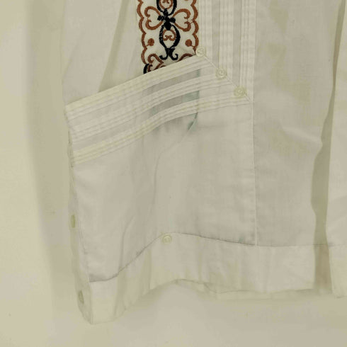 Guaya bera 80-90S カラー刺繍 S/S キューバシャツ メンズ import:XL