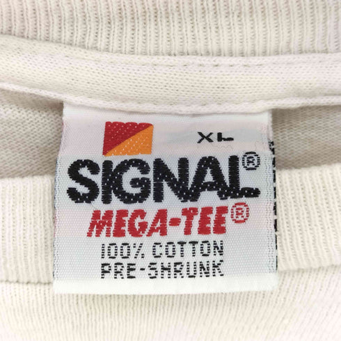 シグナル SIGNAL 80S USA製 ノーフォーク海軍基地 エンブレム プリント S/S クルーネック Tシャツ メンズ import:XL