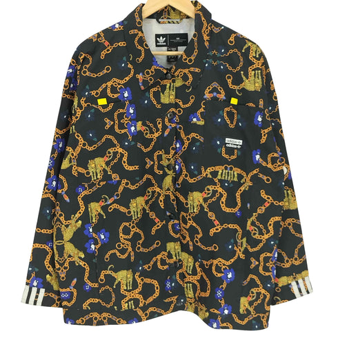 アディダスオリジナルス adidas Originals Her Studio London コラボ W JACKET 総柄 シャツ ジャケット メンズ import:L