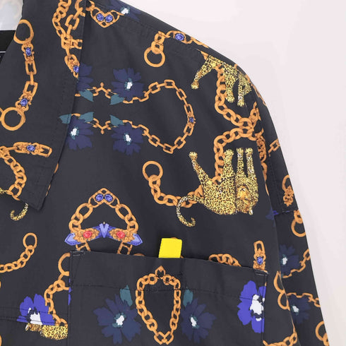 アディダスオリジナルス adidas Originals Her Studio London コラボ W JACKET 総柄 シャツ ジャケット メンズ import:L