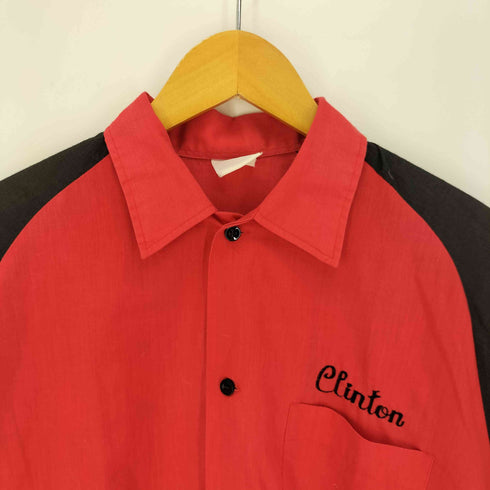 CLINTON BRIANS BOWLAWAY プリント S/S ボウリング シャツ メンズ