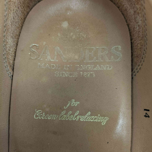 サンダース Sanders スエードペニーローファー 1062BSK メンズ 6