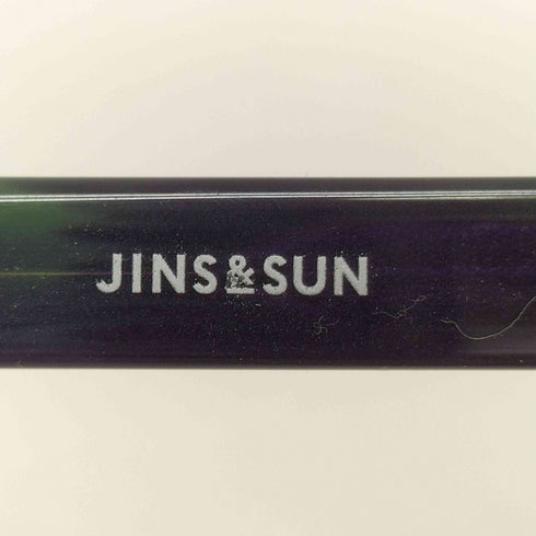 ジンズ JINS JINS&SUN CLASSIC ハーフリム カラーレンズサングラス メンズ 51□21-145〇2