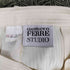 ジャンフランコフェレストゥーディオ GIANFRANCO FERRE STUDIO ヘリンボーン調 サイドジップ スラックス レディース FR:38-40