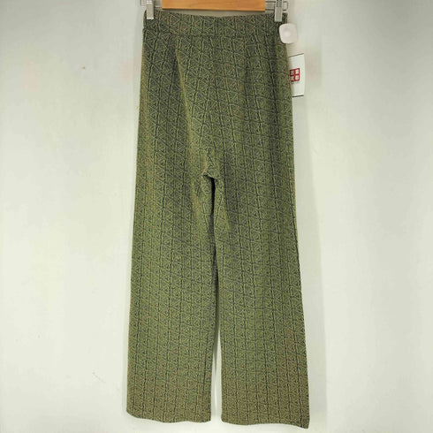 ジーナシス JEANASIS ラメジャガードフレアパンツ レディース JPN:M