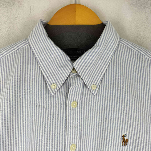 ラルフローレン RALPH LAUREN SKINNY FIT スモールポニー刺繍 ストライプ オックスフォードシャツ メンズ 12