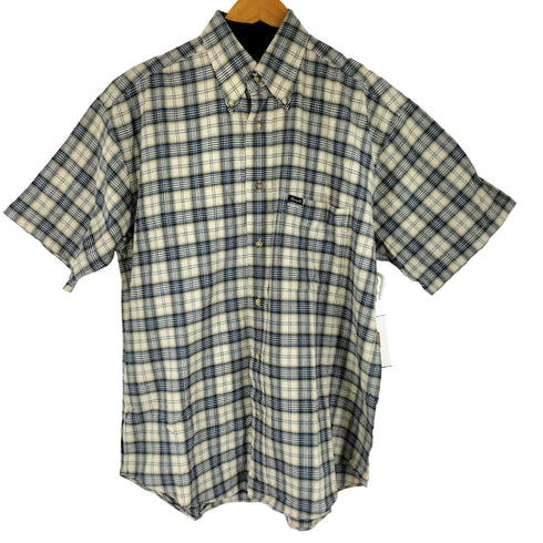 ファソナブル FACONNABLE チェック ボタンダウン S/S シャツ メンズ JPN:M