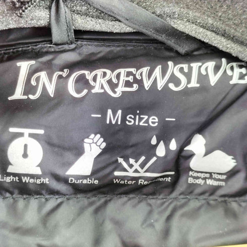 IN CREWSIVE パッカブル ライトダウンジャケット メンズ JPN:M