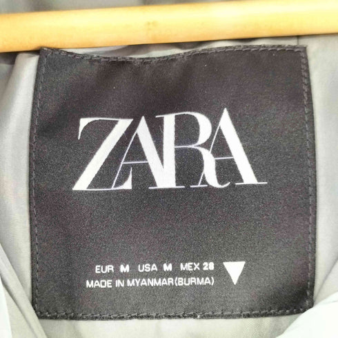 ザラ ZARA 中綿 短丈 フーデッドジャケット レディース import:M