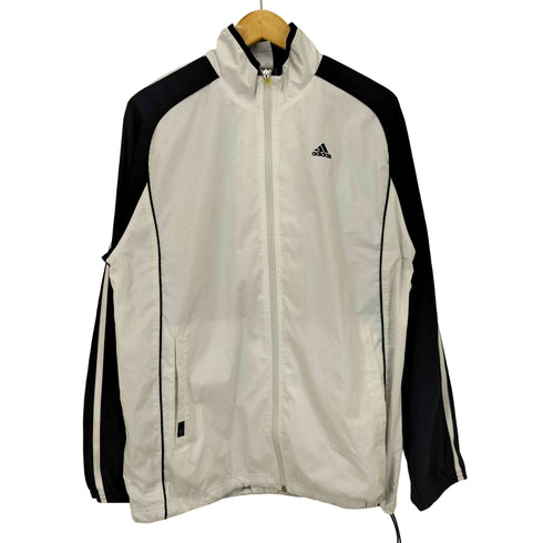 アディダス adidas 裏地メッシュ ジップアップ ウインドブレーカー メンズ JPN:L