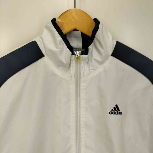 アディダス adidas 裏地メッシュ ジップアップ ウインドブレーカー メンズ JPN:L