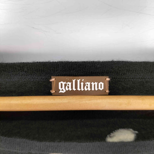 ジョンガリアーノ JOHN GALLIANO カシミヤ混 ドットニット レディース import:XS