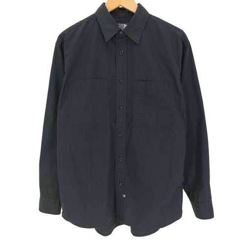 ノースフェイスパープルレーベル THE NORTH FACE PURPLE LABEL 24SS Double Pocket Field Work Shirt Charcoal ダブル ポケット フィールド ワーク シャツ メンズ import:M