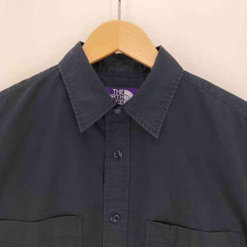 ノースフェイスパープルレーベル THE NORTH FACE PURPLE LABEL 24SS Double Pocket Field Work Shirt Charcoal ダブル ポケット フィールド ワーク シャツ メンズ import:M