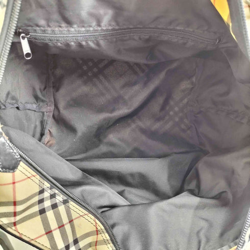 バーバリーブルーレーベル BURBERRY BLUE LABEL 裏地ノバチェック ナイロン トートバッグ レディース