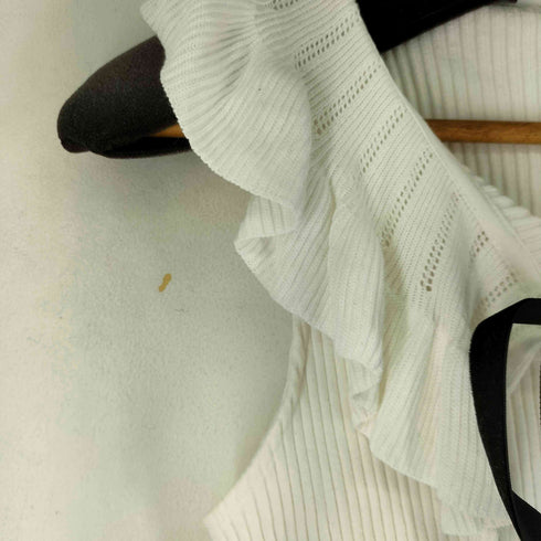 ザラ ZARA リボン フリル タンクトップ レディース US L
