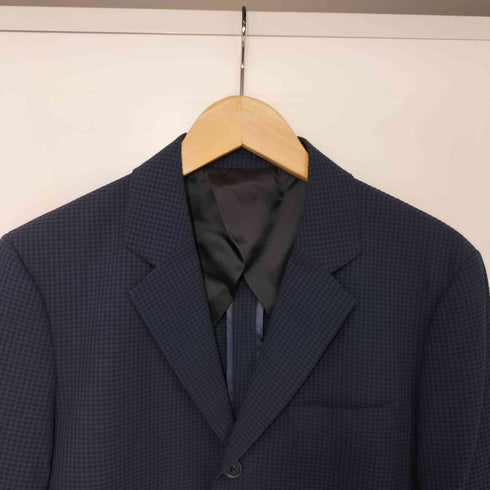 ミスタージェントルマン MR.GENTLEMAN 千鳥格子柄 3B シングルテーラードジャケット メンズ JPN:M