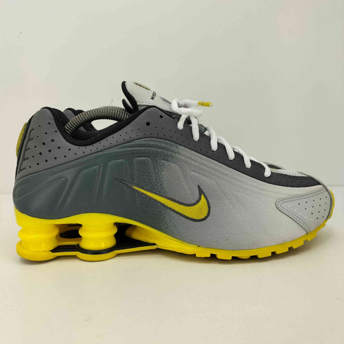 ナイキ NIKE SHOX R4 SE VAST GREY BRIGHT CITRON-LT GRAPHITE メンズ JPN:26.5