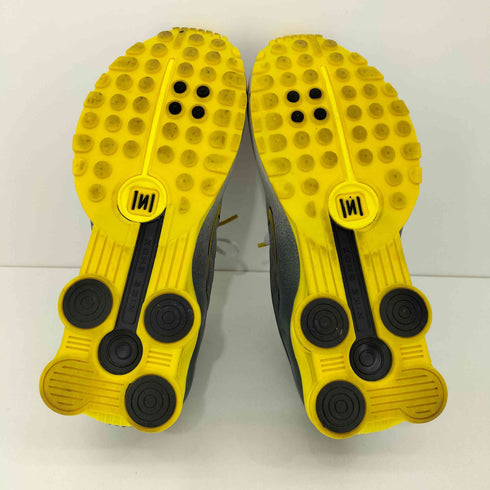 ナイキ NIKE SHOX R4 SE VAST GREY BRIGHT CITRON-LT GRAPHITE メンズ JPN:26.5