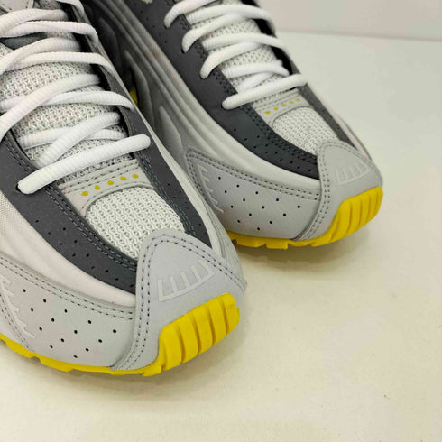 ナイキ NIKE SHOX R4 SE VAST GREY BRIGHT CITRON-LT GRAPHITE メンズ JPN:26.5