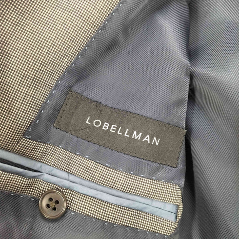 LOBELLMAN 2Bテーラードジャケット スーツセットアップ メンズ 100AB7