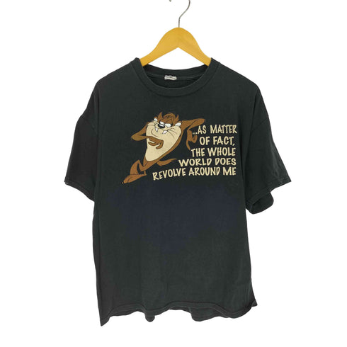 90~00S アニメキャラクター プリント クルーネック Tシャツ メンズ