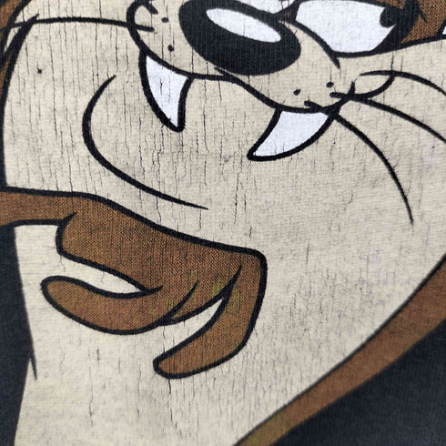 90~00S アニメキャラクター プリント クルーネック Tシャツ メンズ