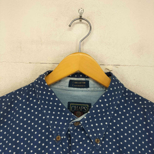 チャップスラルフローレン CHAPS RALPH LAUREN 星 総柄 ボタンダウンシャツ メンズ JPN:XL