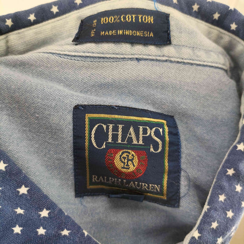 チャップスラルフローレン CHAPS RALPH LAUREN 星 総柄 ボタンダウンシャツ メンズ JPN:XL