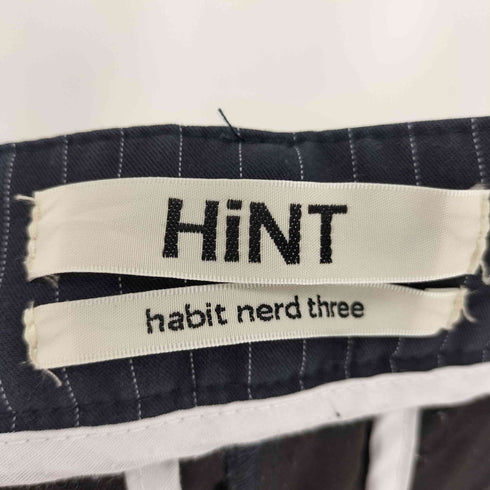 HiNT habit nerd three 2タックワイドスラックス レディース FREE