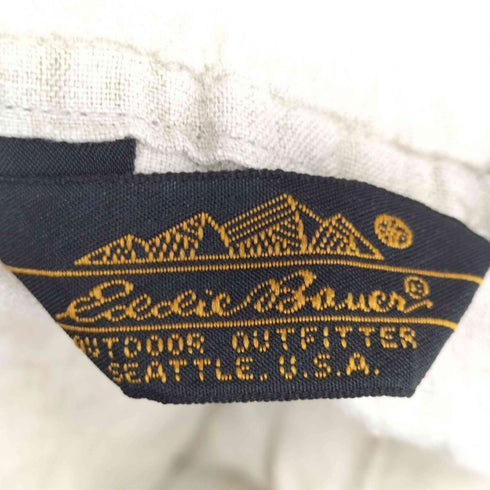 エディーバウアー Eddie Bauer 80S 黒タグ リネン ショーツ メンズ JPN:L
