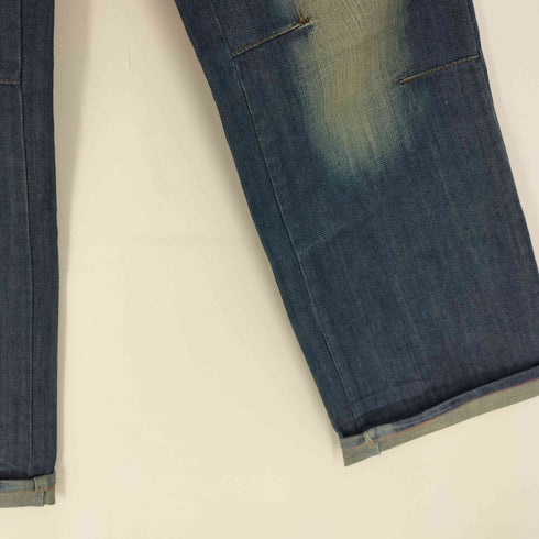 VC JEANS 葉 刺繍 ジップフライ デニムパンツ Y2K レディース 28